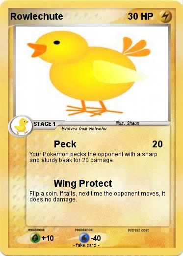 Pokemon Rowlechute
