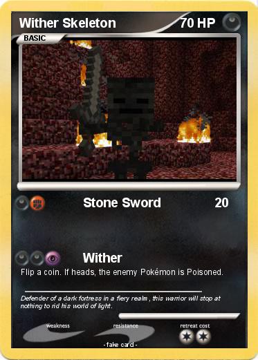 Pokemon Wither Skeleton