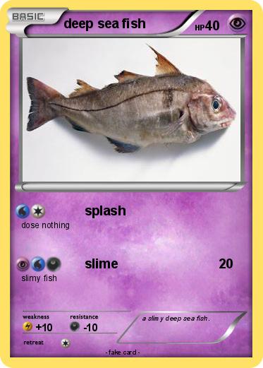 Pokemon deep sea fish