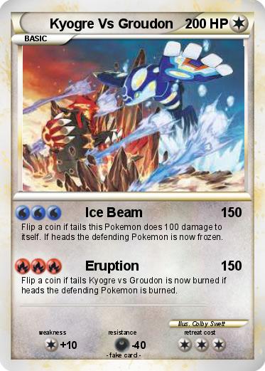 Pokemon Kyogre Vs Groudon