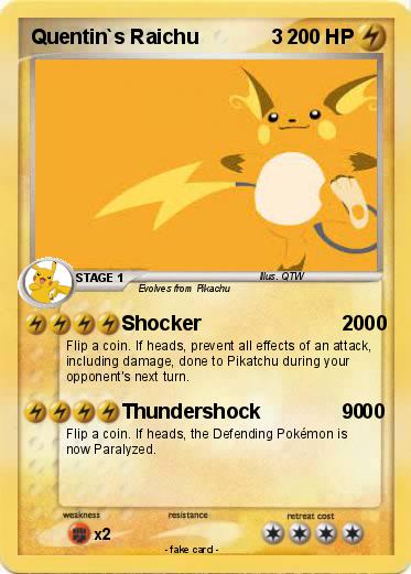 Pokemon Quentin`s Raichu             3