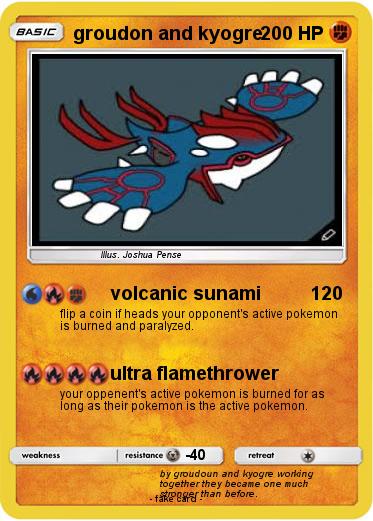 Pokemon groudon and kyogre