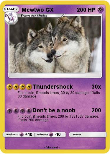 Pokemon Mewtwo GX