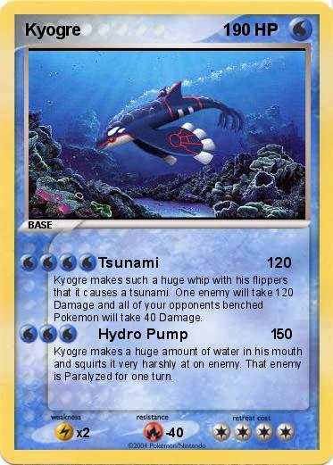 Pokemon Kyogre                               1