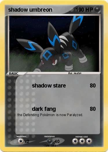 Pokemon shadow umbreon