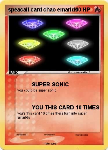 Pokemon speacail card chao emarlds