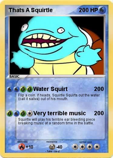 Pokemon Thats A Squirtle