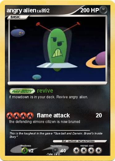 Pokemon angry alien
