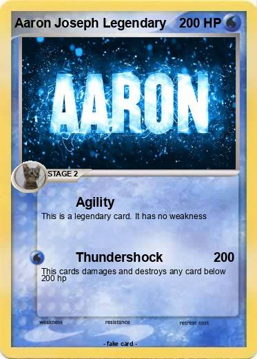 Pokemon Aaron Joseph Legendary