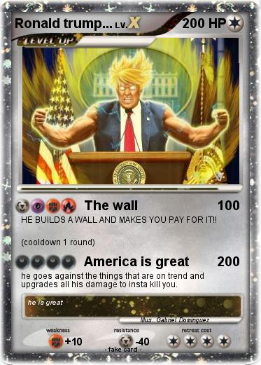 Pokemon Ronald trump...