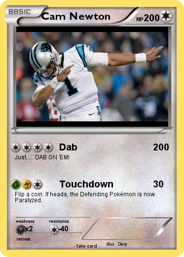 Pokemon Cam Newton