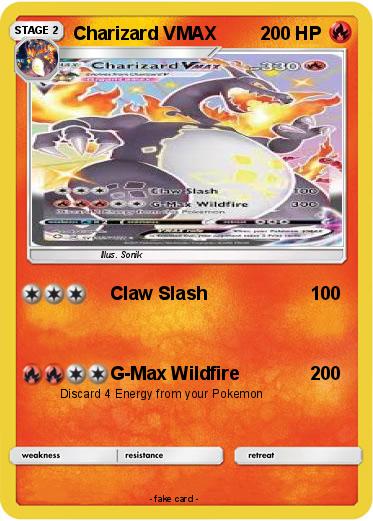 Pokemon Charizard VMAX
