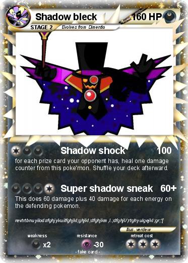 Pokemon Shadow bleck