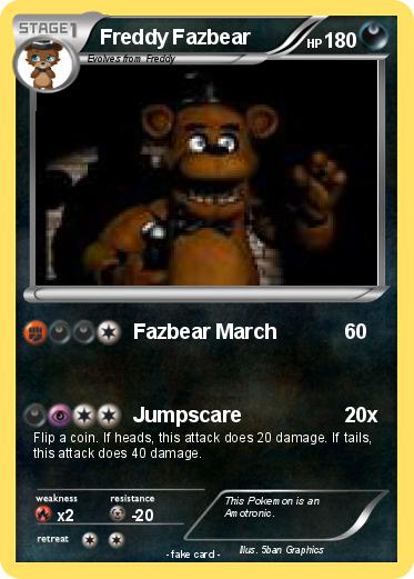 Pokemon Freddy Fazbear