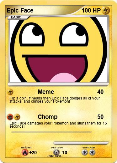 Pokemon Epic Face