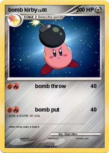 Pokemon bomb kirby