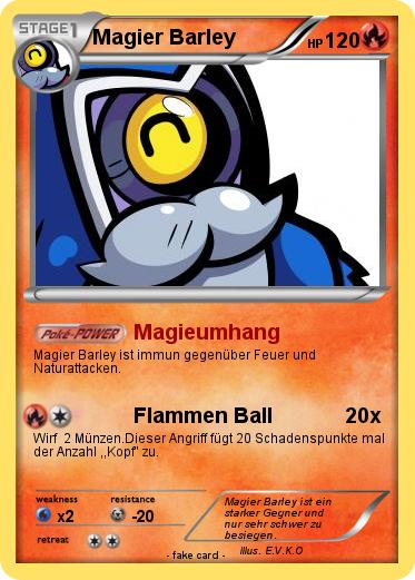 Pokemon Magier Barley