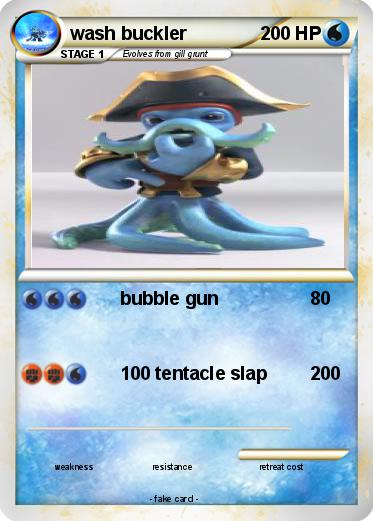 Pokemon wash buckler
