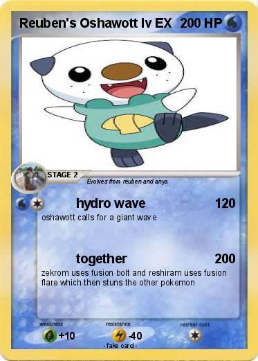 Pokemon Reuben's Oshawott lv EX