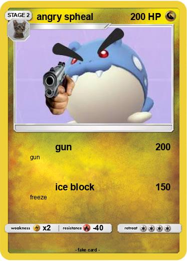 Pokemon angry spheal