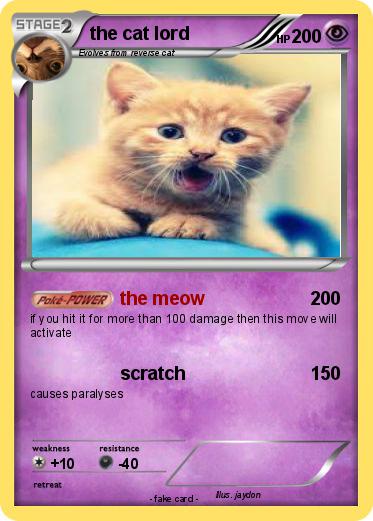 Pokemon the cat lord