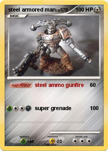 Pokemon steel armored man