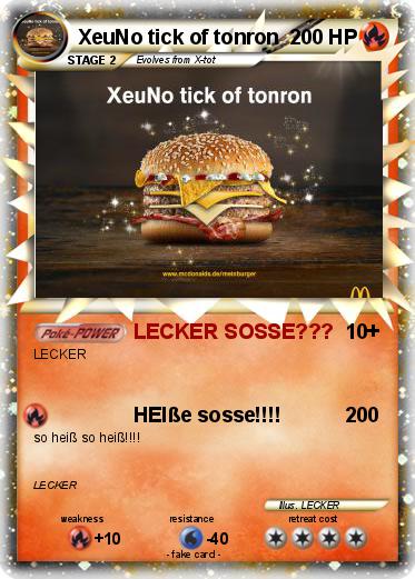 Pokemon XeuNo tick of tonron