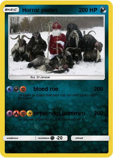 Pokemon Horror pieten
