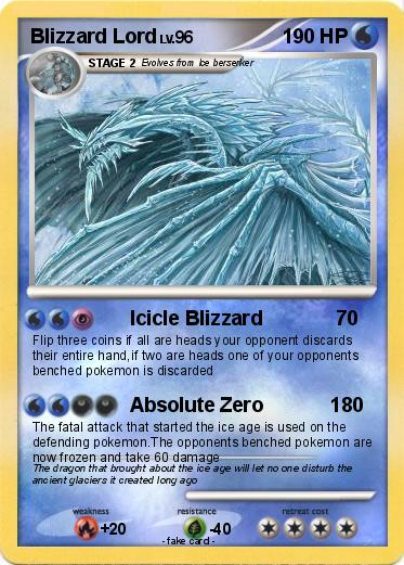 Pokemon Blizzard Lord