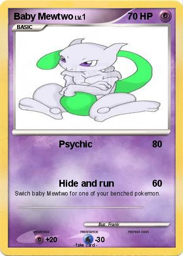Pokemon Baby Mewtwo