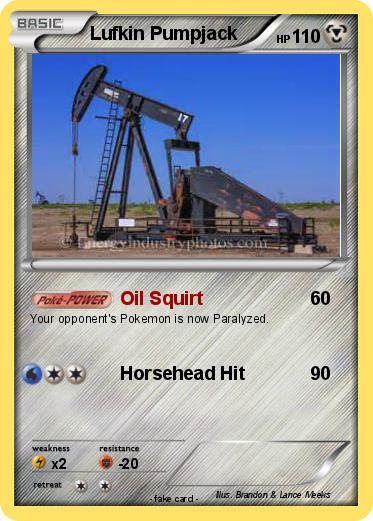Pokemon Lufkin Pumpjack