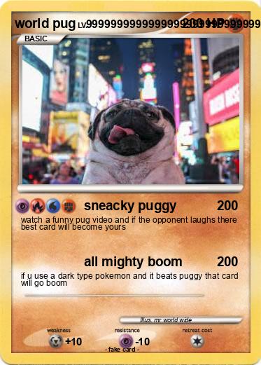 Pokemon world pug