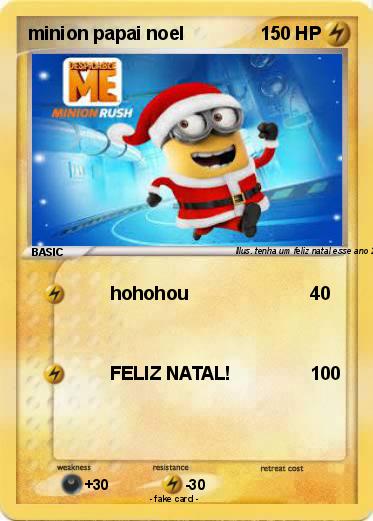 Pokemon minion papai noel