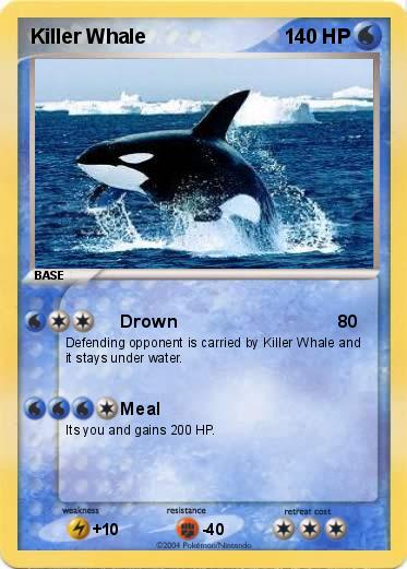 Pokemon Killer Whale