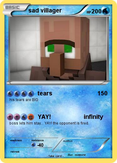 Pokemon sad villager