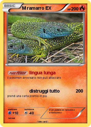 Pokemon M ramarro EX