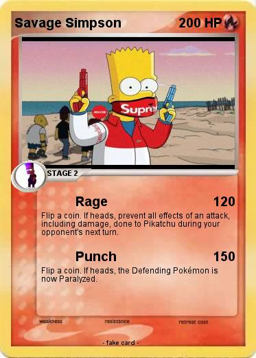 Pokemon Savage Simpson