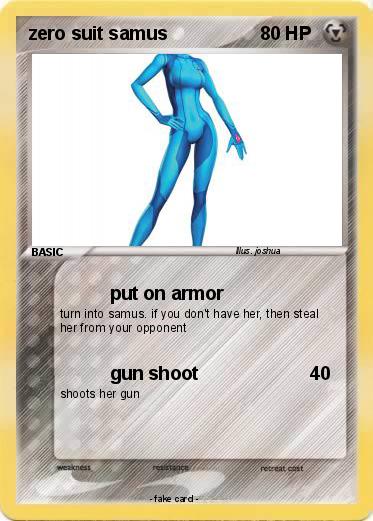 Pokemon zero suit samus