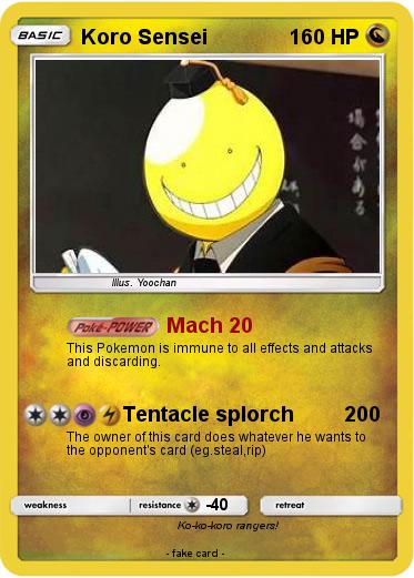 Pokemon Koro Sensei