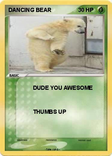 Pokemon DANCING BEAR
