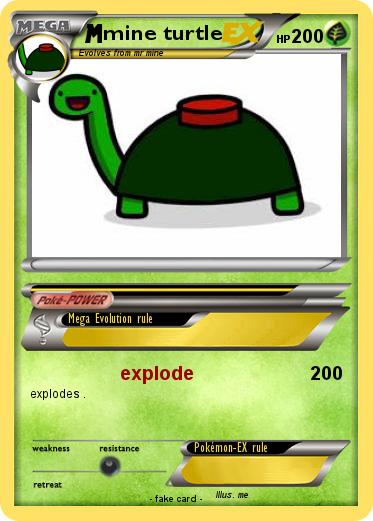 Pokemon mine turtle