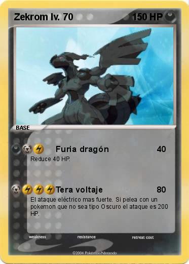 Pokemon Zekrom lv. 70