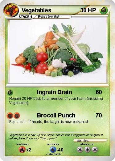 Pokemon Vegetables