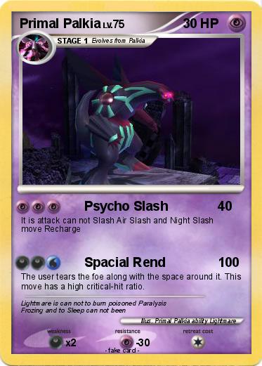 Pokemon Primal Palkia
