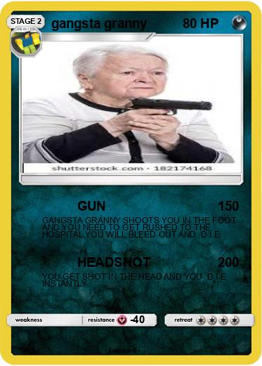 Pokemon gangsta granny
