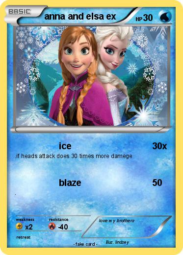 Pokemon anna and elsa ex