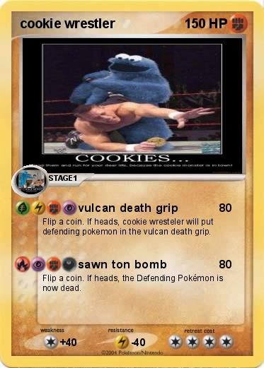 Pokemon cookie wrestler