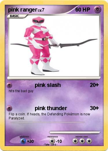 Pokemon pink ranger