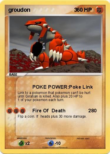 Pokemon groudon                             3
