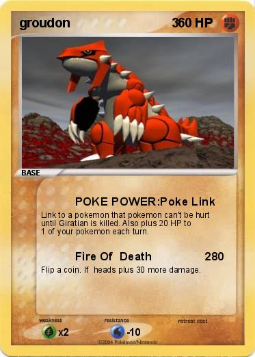 Pokemon groudon                             3